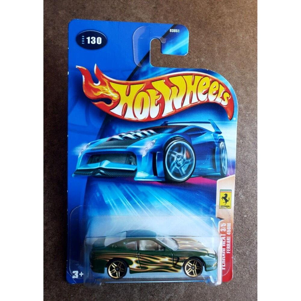 2004 Hot Wheels FERRARI 456M Dark Green FERRARI HEAT SERIES #3/5 GOLD PR5 #B3851